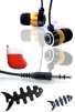 HHI Golden Orange iSolate Earphone + Fish Bone SmarterWrap + Stocking