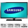 Samsung 60" Class LED HDTV - 1080p, 1920 x 1080, 120Hz, Clear Motion Rate 240, 2x HDMI, USB, Energy Star (UN60EH6002)