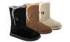 143 Girl Addy Button Boots in Black, Chestnut, or Tan
