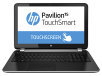 HP Pavilion TouchSmart 15z-n100 Notebook PC: 15.6", AMD Quad Core 1.5GHz, 4GB RAM, 750GB Hard Drive, Windows 8