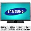 Samsung 60" Class LED HDTV - 1080p, 1920 x 1080, 120Hz, Clear Motion Rate 240, 2x HDMI, USB, Energy Star (UN60FH6003)