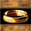 Lord of the Rings�Inspired Laser-Engraved Titanium Steel Ring