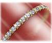 1 Carat Diamond 10K Gold/White Gold Tennis Bracelet