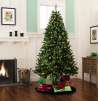 Color Switch Plus  7.5' 550 Dual Color LED Pre-Lit Cortland Pine Christmas Tree 