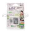 A-DATA 2GB MicroSD Flash Card with SD Adapter Retail Micro SD 2G