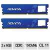 8GB (2x4GB) ADATA Premier Series DDR3 1600 Desktop Memory + Kingwin CFY-012LB 120mm Yellow LED Case Fan + More