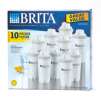Brita Water Pitcher Replacement Filters (10-Pack)