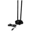 POWERLINK PL-14N Wireless 802.11b/g/n High Power 150Mbps USB 2.0 Adapter,28dBm w/High Gain Dual 7dBi Dipole Antenna