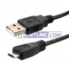 2-Pack 3.3 Feet USB A to Micro USB M/M Data Cable