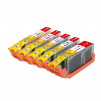 G&G PGI-250XL / CLI-251XL Canon-Compatible Inkjet Cartridge 5-Pack with Chip