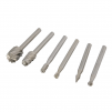 6-in-1 High Speed Steel Milling Cutters, Rotary File Set