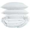 Aeolus White Duck Down Comforter w/ Bonus Pillows
