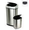 Nine Stars Infrared Touchless Trash Can Set $50, Farberware Soft Grip 15-pc. Cutlery Set $30