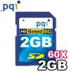 PQI 2GB 60X Secure Digital (SD) Memory Card $10.99@, 2 min