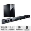 Samsung HWF450 Soundbar - 2.1 Channel, Wireless Active Subwoofer, SoundShare, Bluetooth, HDMI, Dolby Digital, USB Port
