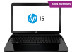 HP 15-d030nr Notebook PC: 15.6", Pentium 2GHz, 4GB RAM, 500GB HDD, Windows 8