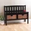 Wildon Home Harrison Wood Storage Bench