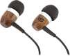 Griffin Technology - WoodTones Earbud Headphones - Black