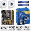Intel Core i5-4670 Quad Core CPU + Asus B85M-G Motherboard Bundle