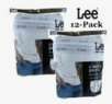 12-Pack: Lee Mens 100% Combed Cotton Tag Free Briefs Underwear
