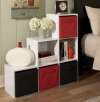 Essential Home  6 Cube Step Storage - White