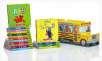 Sesame Street ABCs and 123s 16-Book Bus