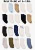 Faded Glory Infant/Toddler Boys Crew Socks 20 Pairs