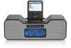 Merkury Innovations Portable Alarm Clock Radio-iPod (Black)