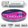 Color Research DVD+R 10-Pack and Patriot Xporter Pulse 8GB Flash Drive Bundle for Free After Rebate
