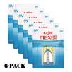 6-Pack: Maxell Gold Series 9V Alkaline Batteries