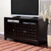 Carmina Woven Front TV Stand - Black