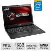 ASUS G750JS-TS71 17.3" Notebook: Core i7-4700HQ 2.4 GHz, 16GB Memory, 750GB HDD, Windows 8.1