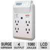 APC Power-Saving SurgeArrest Essential Surge Protector - 4 Outlets, 1080 Joules, White - P4GC-CA