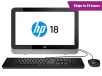 HP 18-5110 All-in-One Desktop PC: 18.5�, AMD Dual Core 1.4GHz, 4GB RAM, 500GB HDD, Windows 8