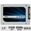 Crucial M550 512GB Internal Solid State Drive - SATA 6Gb/s, 2.5" 7mm / 9.5mm Adapter