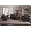 West Hampton Barclay 3-Piece Leather Living Room Set - Cappuccino