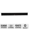 IWAVE 32" Bluetooth Soundbar - 3.5mm Aux, Remote Control, 10W X 2, Built-In FM Radio Tuner