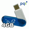 PQI i261 4GB USB Flash Drive, Blue