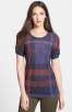 Nordstrom Up to 60% off Burberry Sale: Burberry Brit Check Pattern Roll Sleeve Tee $130, More