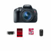 Canon EOS Rebel T5i DSLR w/ 18-55mm STM + PIXMA Printer + 50-pack Paper + 32GB SDHC Memory Card