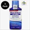 3 Pack: Mucinex Fast-Max Multi Sympton Maximum Strength Cold Flu and Sore Throat Liquid Medicine - 6 oz. Bottles