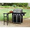Kenmore 4 Burner Gas Grill for $79.99, Black 4 Burner Gas Grill for $99.99
