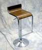 Modern Adjustable Curved Barstool