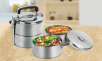 2-Tier Stainless Steel Lunch Box