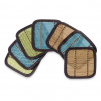 Bamboo Coasters (Set of 6) in Multi-Color