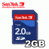 SanDisk 2GB Secure Digital (SD) Memory Card