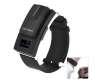 2-in-1 Wireless Bluetooth V3.0 Single Track Headset and Watch - Black