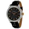 Bulova Accutron Mens Gemini Stainless Steel Rose Gold tone Two Time Zones Watch