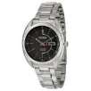 Seiko Mens Kinetic SMY119 Black Dial with Calendar Stainless Steel Bracelet Watch