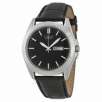 Citizen Black Dial Stainless Steel Black Leather Strap Mens Watch for $39.99, More
